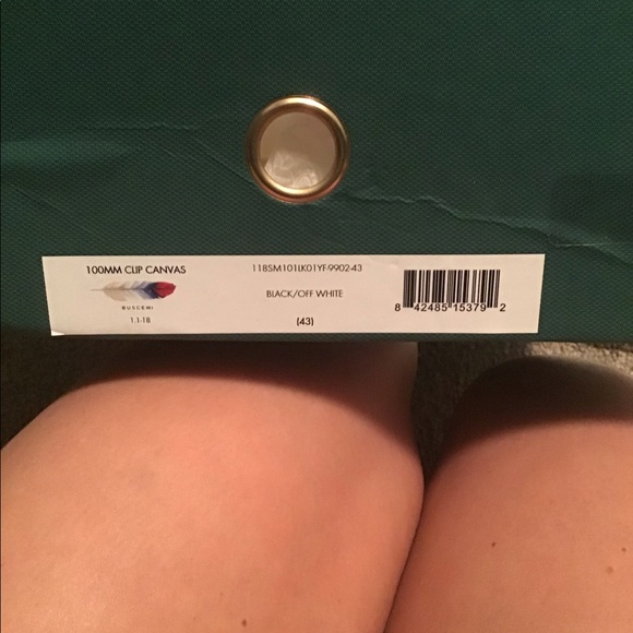 Brand new Authentic men’s 100 MM buscemi High-tops - Picture 8 of 8